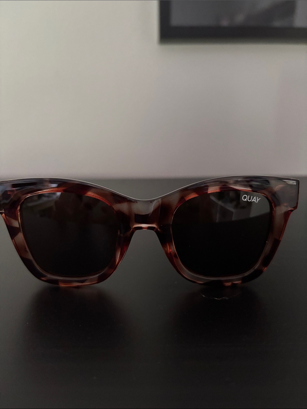 Quay Australia Tortoiseshell Brown Cat Eye Sunglasses